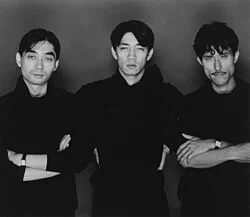 YMO in 1981 (from left to right: Haruomi Hosono, Ryuichi Sakamoto, Yukihiro Takahashi)