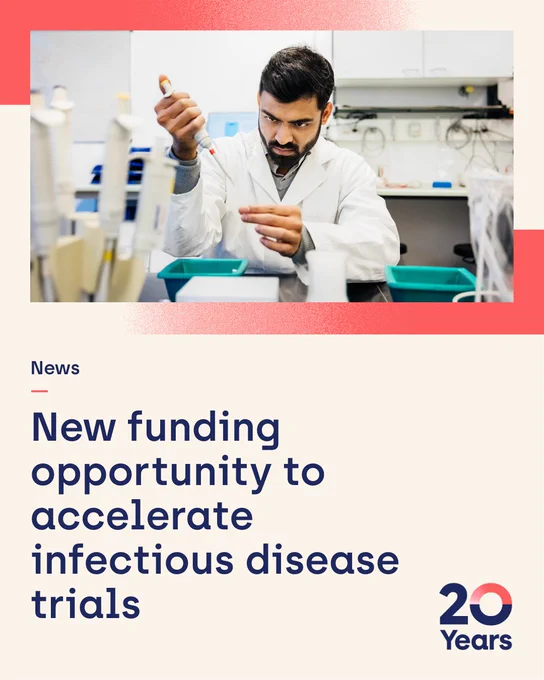 News 
- 
New funding opportunity to accelerate infectious disease trials 