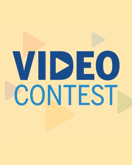 Lasker Foundation Video Contest. [Light yellow graphic with "Video Content" written in large, dark blue and light blue font.]