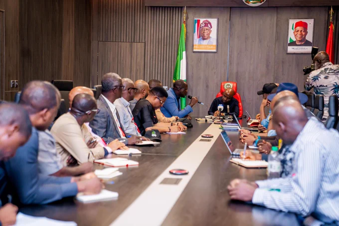 Engagement with Govenor (H.E. Alex C. Otti) and Sector Directors in Abia State
