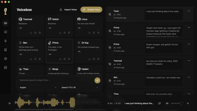 Interface Voicebox