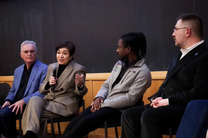Panel speaking