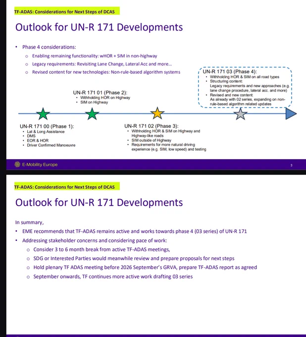 Some proposals for the next stage of DCAS regulation development