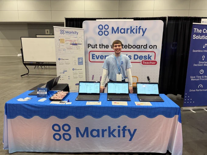 The Markify booth at NCTIES.
