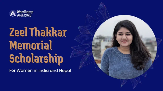 Zeel Thakkar Memorial Scholarship