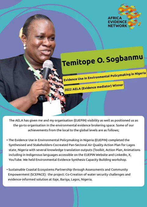 #AELAwinner: Temitope Sogbanmu
