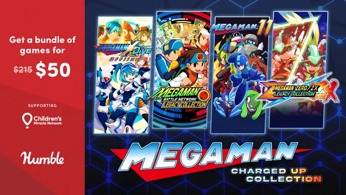 Mega Man: Charged Up Collection | Humble Bundle