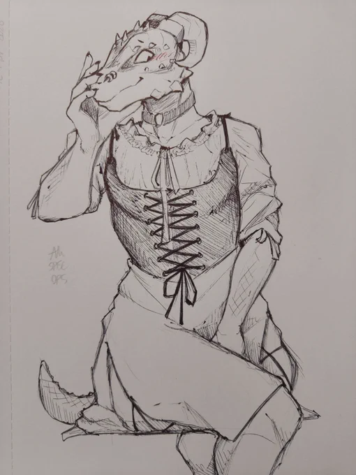 Inspired by lusty argonian maid
