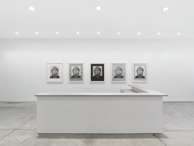 Installation image, Chuck Close and Pulp, Pace Prints, 2026. 