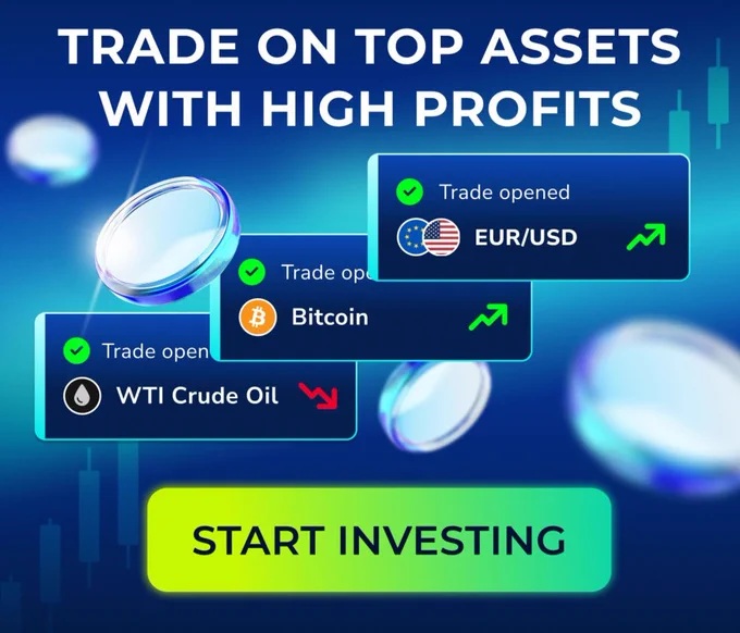 A leading online trading platform that offers you a demo account, accepts a minimum $5 deposit, and allows open trades from just $1. Perfect for beginners and anyone who wants to start trading.