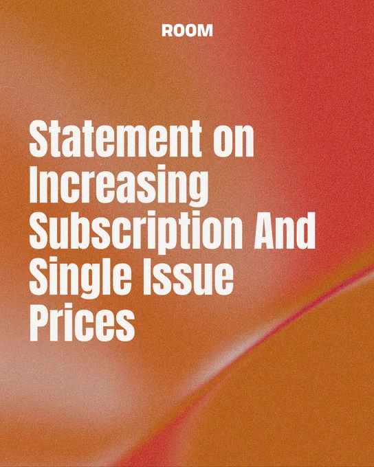 Statement on Increasing Subscription And Single Issue Prices
