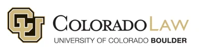 This image shows the logo for the Univeristy of Colorado Boulder Law School.