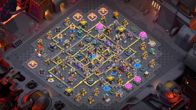 Best Anti 2 Star TH18 Layout for Clan Wars