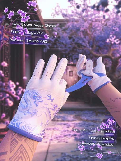 cs2, Artwort,  render, Dead Hand Terminal, cs2 update, new gloves, new skins