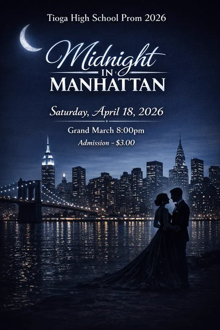 Prom 2026 April 18th Grand March 8:00pm