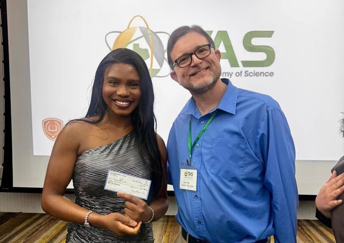 Mercy Nnaeme with Dean