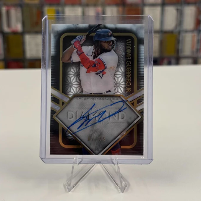 2023 Topps Diamond Icons Autographed card
Vladimir Guerrero Jr., Toronto Blue Jays (07/25)
