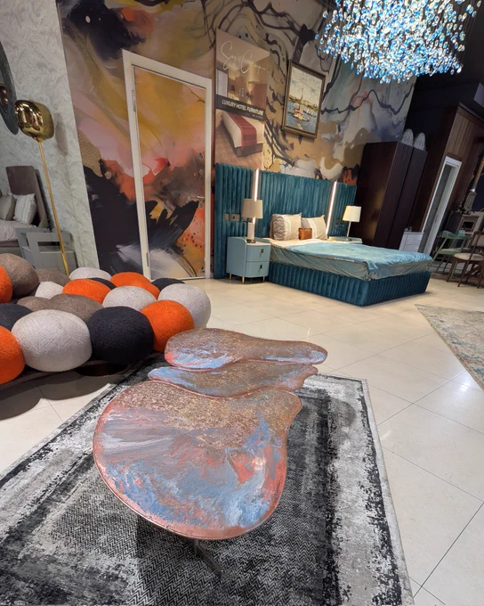 Every masterpiece tells a story, and this space speaks volumes of unapologetic luxury. 🎨 From the mesmerizing liquid-art coffee table to our signature tactile seating and sweeping teal velvet headboards, Sagist Group brings visionary concepts to life. Whether we are outfitting a boutique hotel or a private global villa, we craft interiors that don't just fill a room—they command it. Elevate your next project with unparalleled Turkish craftsmanship and global design excellence. 🏨💫 Explore our collections at bio link.

#SagistGroup #LuxuryFurniture #HotelDesign #InteriorDesign #BespokeFurniture LuxuryLifestyle ArchitectureDaily HomeDecor DesignInspo HotelFurniture ModernDesign LuxuryLiving InteriorDecor ArtFurniture ResinTable VelvetBed HospitalityDesign TurnkeyProjects CustomFurniture LuxuryInteriors DesignTrends InteriorArchitecture ArchitecturalDesign VogueLiving BoutiqueHotel