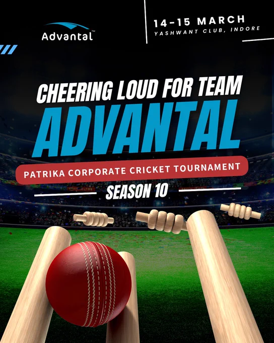 Team Advantal at Patrika Corporate Tournament Season 10 2026, Indore, India.
