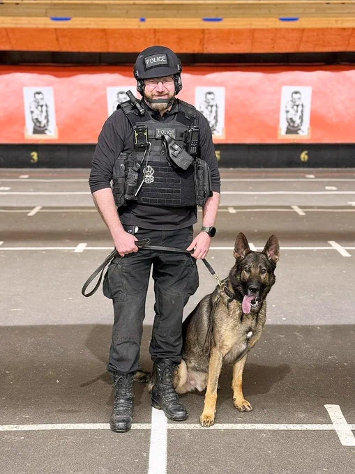PD Delta with handler PC Bennett