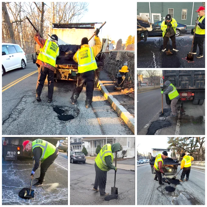 Picture: PWD patch crews working citywide.