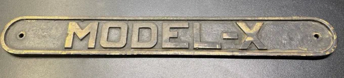 A rare maker's plate