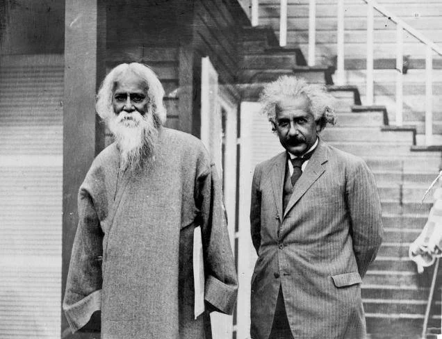 Rabindranath Tagore and Albert Einstein