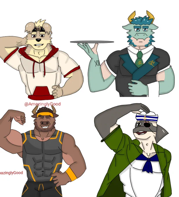 The first design I made for them a few months ago. I should draw them again with an updated design I guess