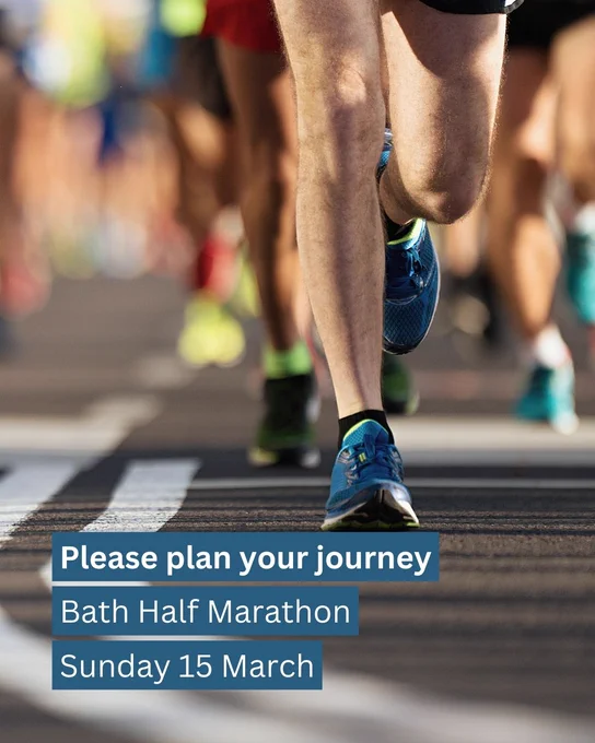 People running a marathon