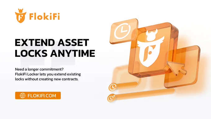 FlokiFi Locker lets you extend existing locks without creating new contracts.