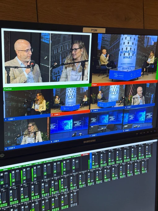 Startup Nation Central was proud to open its doors and host a dedicated recording studio, enabling Israeli founders and investors to participate remotely and share their work with global audiences through LSI and The Mullings Group platforms.