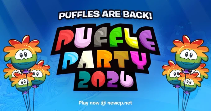 Puffles Are Back!
PUFFLE PARTY 2026
Play now @ newcp.net