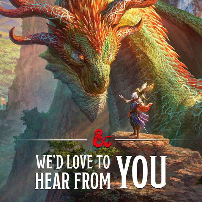 We'd love to hear from you.