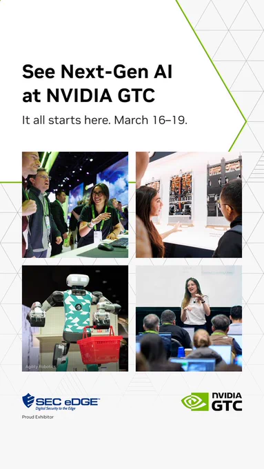SecEdge Exhibiting at NVIDIA GTC 2026 – Secure Edge AI with SEC-TPM. SecEdge exhibiting at NVIDIA GTC showcasing hardware-rooted security for Edge AI devices using SEC-TPM technology integrated with NVIDIA platforms.