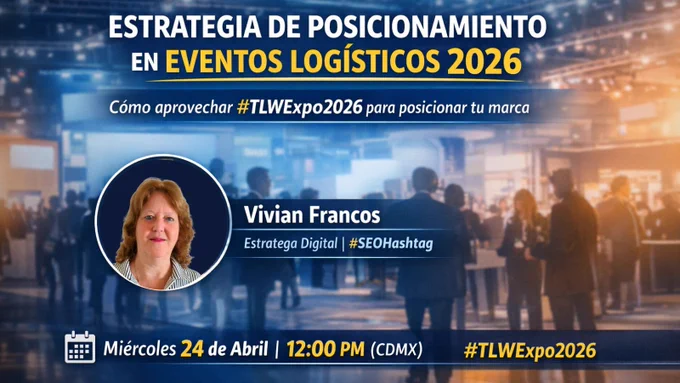 Los eventos profesionales ya no ocurren solo en el recinto donde se celebran.También ocurren en la conversación digital que se genera alrededor de ellos.

Publicaciones, comentarios, fotografías y reflexiones comienzan a aparecer en redes profesionales mientras el evento está en marcha.

Esa conversación revela algo muy interesante:

• qué empresas están activas en el sector
• qué profesionales generan liderazgo de opinión
• qué perfiles participan dentro de determinadas organizaciones

En otras palabras, los eventos también funcionan como espacios para detectar oportunidades profesionales y comerciales en redes sociales.

Por eso he preparado una breve sesión donde exploraremos cómo aprovechar la conversación digital que se genera alrededor de eventos como #TLWExpo2026.  #SEOHashtagTLW #Logistica #SupplyChain #SEOhashtag