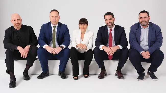 Socios fundadores de Estrategos, junto con Pablo A. Pichel.