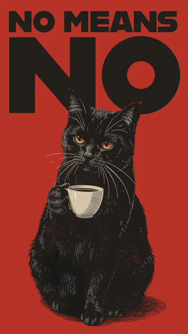 poster, cat