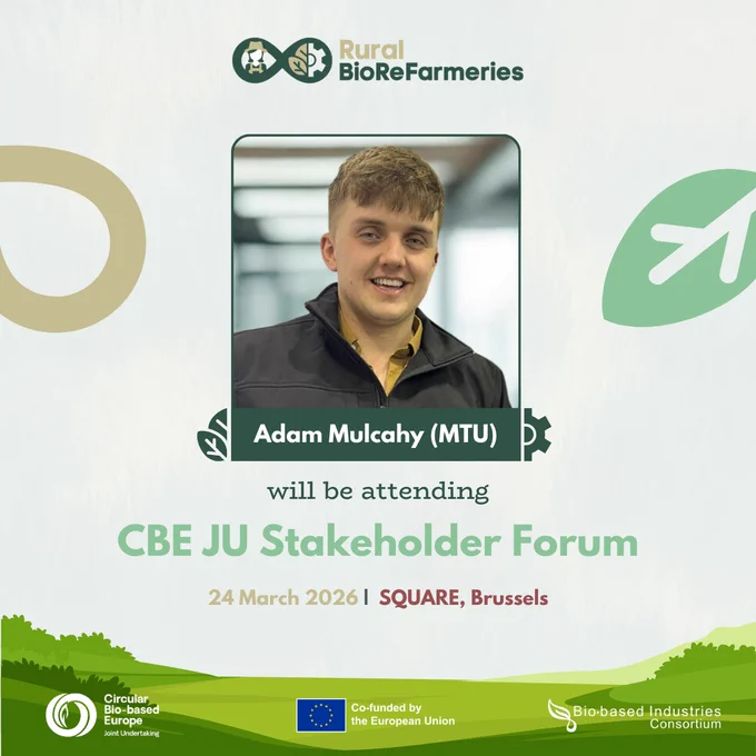 Adam Mulcahy (MTU) will be attending CBE JU Stakeholder Forum on 24 March 2026 in Brussels.
