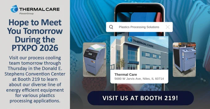 Thermal Care Will Be At Booth 219 At The PTXPO 2026 Tradeshow In Rosemont Tomorrow Through Thursday