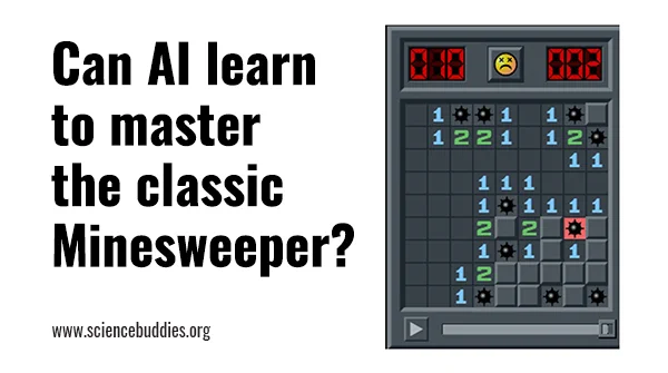 Minesweeper screen from student project