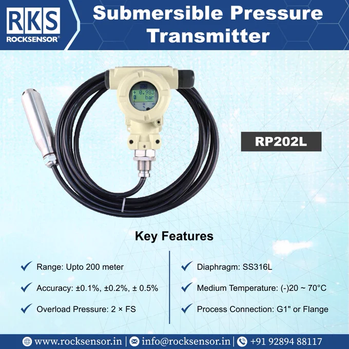 submersible pressure transmitter features