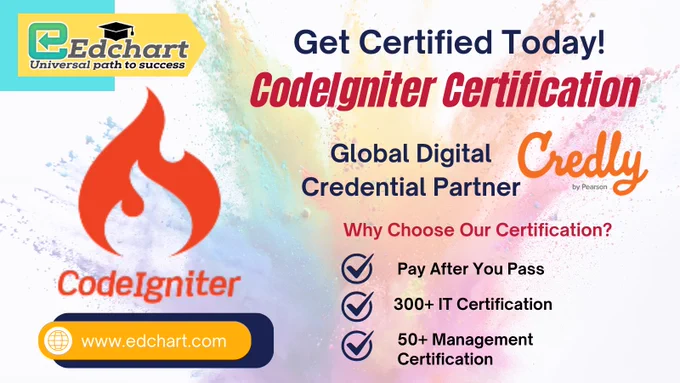Get ahead in your web development career with a free CodeIgniter certification test designed for PHP developers and aspiring professionals. This online certification validates your skills in the CodeIgniter framework without requiring expensive courses or long training programs. With a flexible “pay after you pass” approach, you can attempt the exam risk-free and receive an instant, globally recognized certificate upon success. Ideal for freelancers, job seekers, and experienced developers, this certification helps boost credibility, improve job opportunities, and demonstrate real-world expertise in building fast and scalable web applications using CodeIgniter.