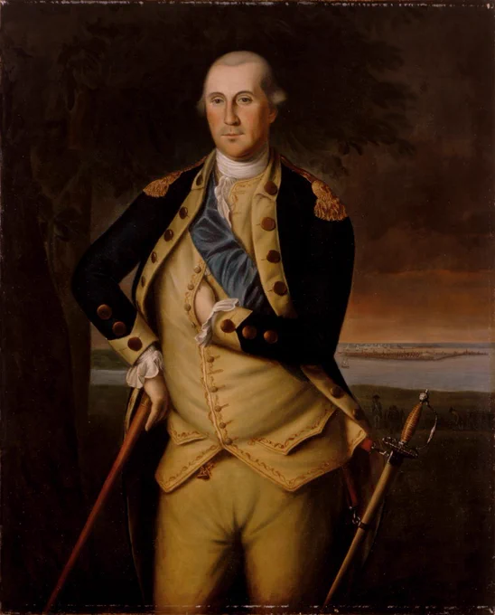 George Washington, painted in 1776 by Charles Willson Peale