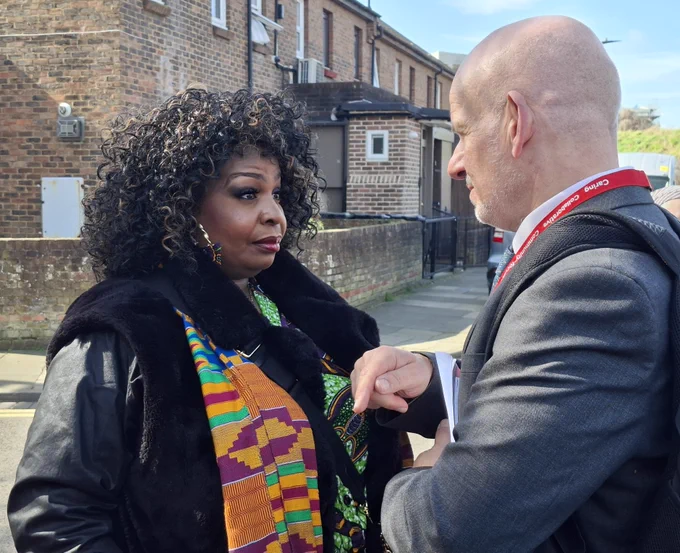 A pic from the ward walkabout as part of our ongoing Week of Action in Seven Sisters this lunchtime.