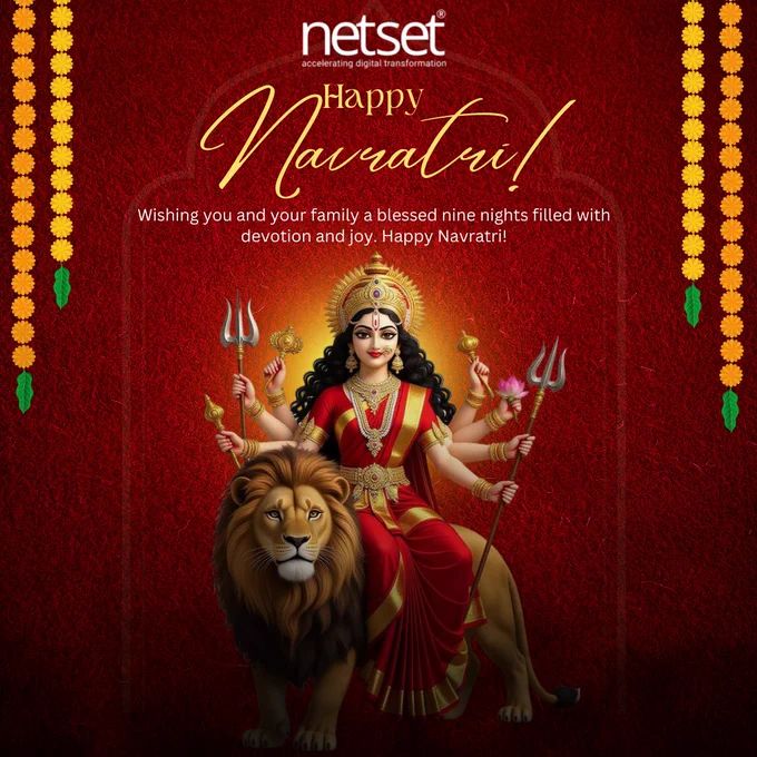 Wishing you a beautiful and blessed Navratri filled with joy and positivity. 🙏✨
— Team NetSet Software