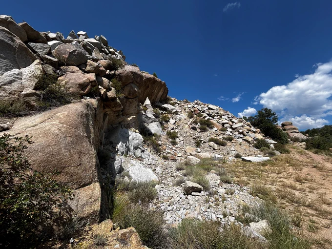High-quality sand, stone, and gravel (pictured here) are readily available for purchase on public lands.
