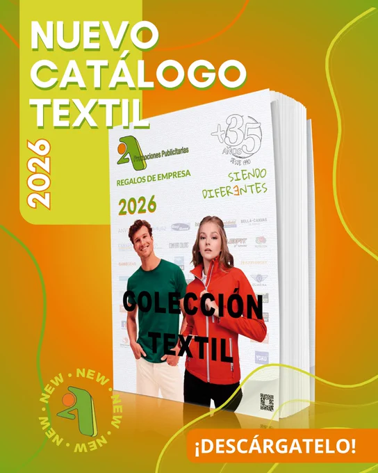 ¡Ya está aquí el nuevo CATÁLOGO TEXTIL 2026 de #2APromocionesPublicitarias! 👕✨

Un catálogo que recopila las mejores marcas textiles de contrastada calidad del sector promocional como Fruit of  the Loom, B&C, Beechfield, Gildan, Russell, Stormtech, Result entre otras. 

Todo tipo de prendas cómodas, personalizables y listas para acompañarte en cualquier evento... Camisetas, sudaderas, chaquetas, mochilas... y hasta hogar 👖🧢🦺🧐 ¡Es hora de destacar!

¡Descarga nuestro catálogo y haz que tu marca se lleve puesta! 🤩👉 https://bit.ly/2ACatTextil

🖥 www.2apublic.com
📍 Alcázar de Toledo 4, 1º B. León, España
📱 606 333 467 / 987 272 176
📧 info@2apublic.com

#TextilPromocional | #SudaderaPromocional | #RegaloPublicitario | #ColeccionTextil | #Hoodie | #Corporativo | #CEL | #FELE | #FruitoftheLoom | #ComercioLeon | #Merchandising | #ArticuloPromocional | #Comunicacion | #Publicidad | #PromotionalItems | #Gifts | #Marketing | #RegalosdeEmpresa | #PromotionalGifts | #Leonesp 