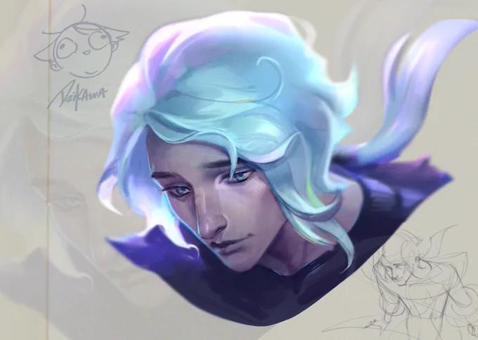 Winterblessed Hwei master study ❄
#digital #sketch #leagueoflegendsfanart #hwei #art #portrait #digitalart