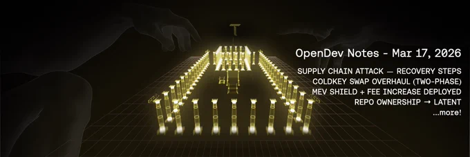 Two hands reach towards a glowing grid of vertical lights, symbolizing security measures and updates in a tech context.
