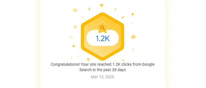 Google Search Console report of ImageResizeAI